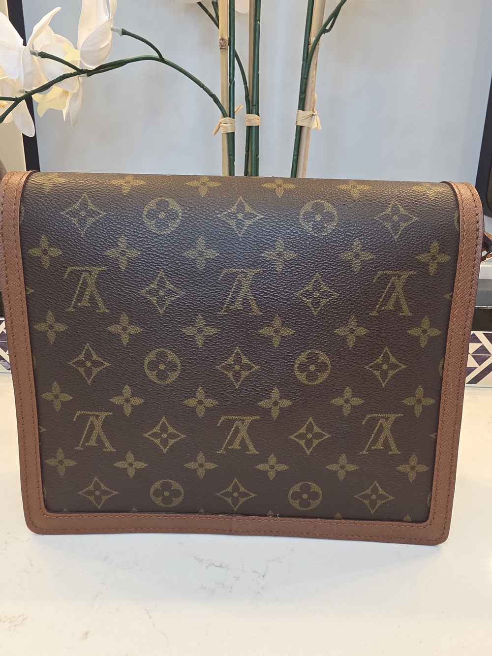 Louis Vuitton Monogram Canvas Crossbody Bag in Brown - Picture 2 of 15